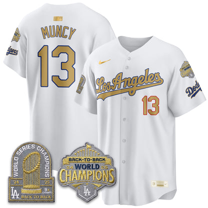 LAD Gold Collection Limited Gold Jersey - 9x & B2B Champs - All Stitched