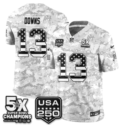 DAL 2026 Salute to Service Edition Vapor Jersey V2- Stitched