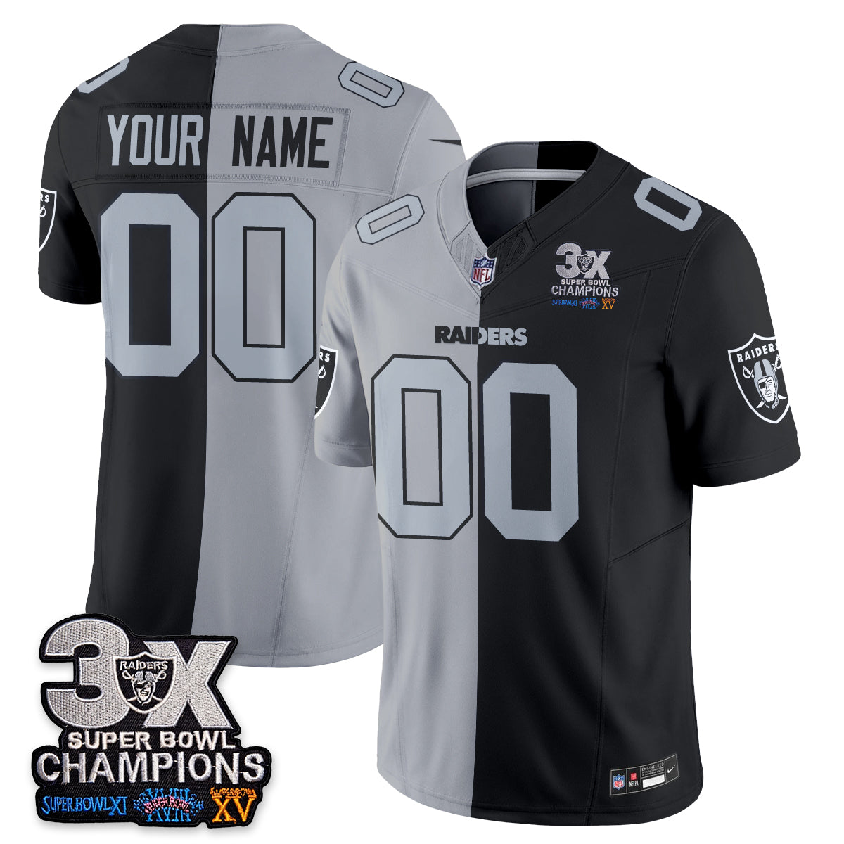 LVR Split Edition Vapor Custom Jersey - Stitched