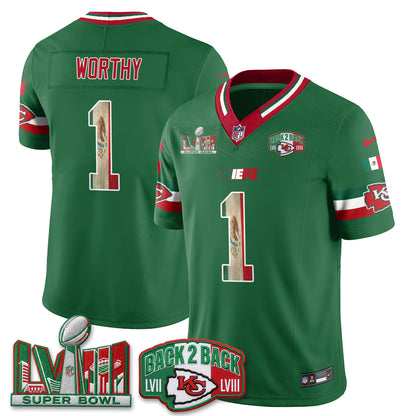 KC Mexico Edition Vapor Jersey - Stitched
