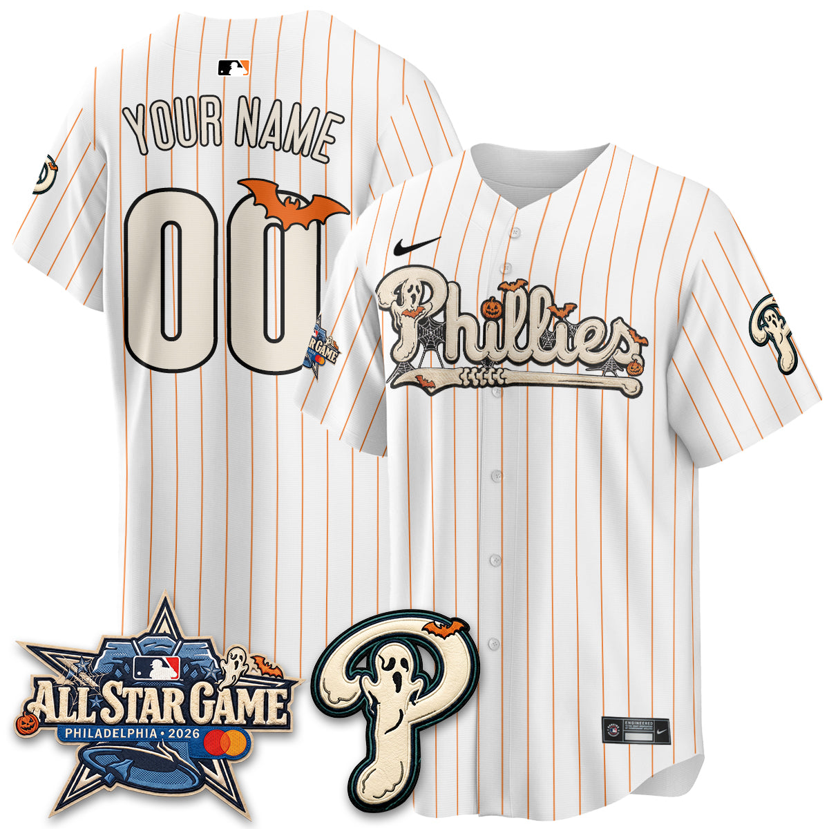 PHI Halloween 2026 Vapor Limited Custom Jersey - Stitched
