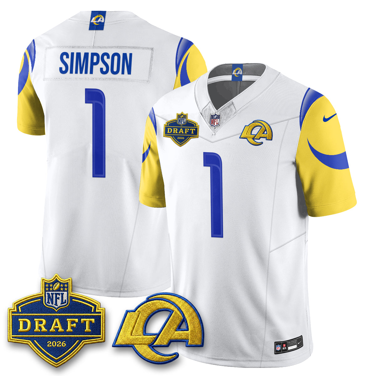 LAR 2026 NFL Draft Jersey - All Stitched