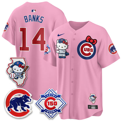 Chicago Cubs x Meow KT Vapor Premier Limited Jersey - All Stitched V2