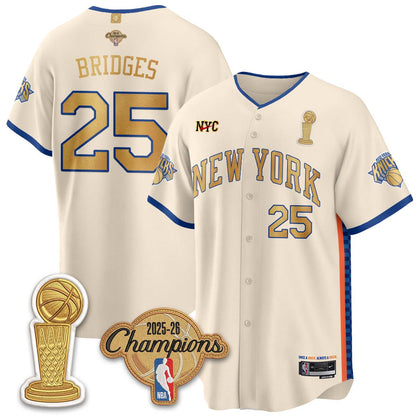 NYK Champions Night Baseball City 25/26 Jersey - Stitched