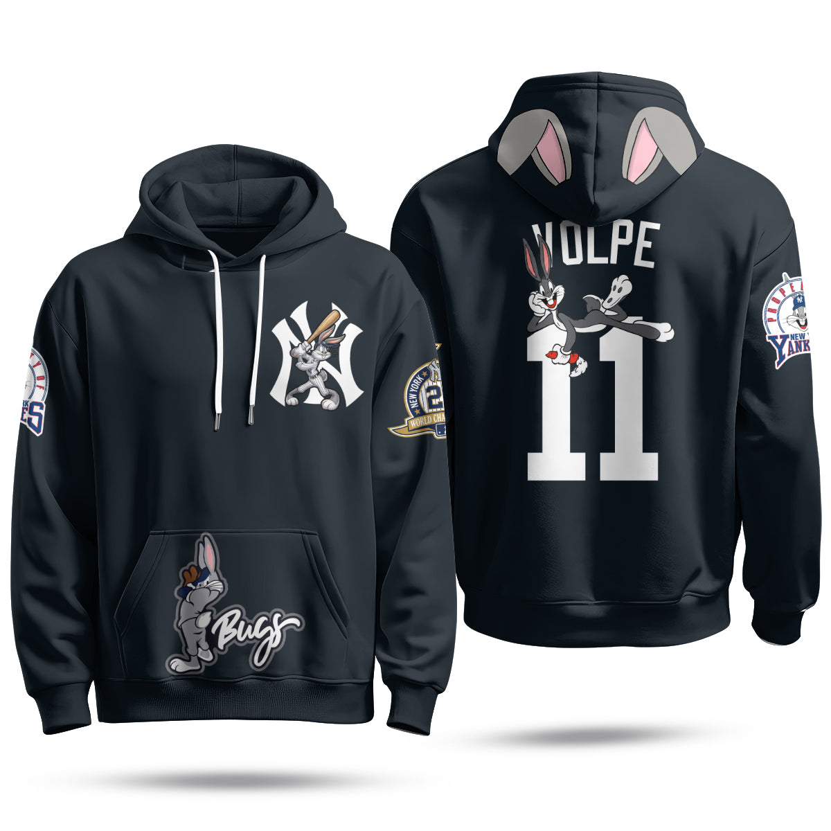 New York Yankees Bunny Vapor Limited Hoodie - Printed