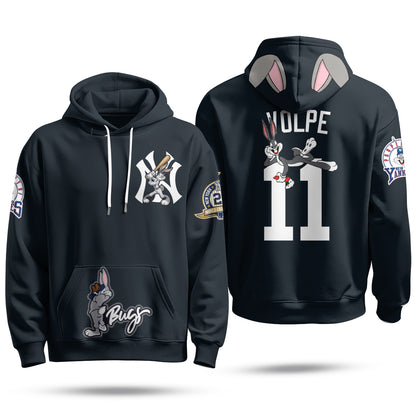 New York Yankees Bunny Vapor Limited Hoodie - Printed