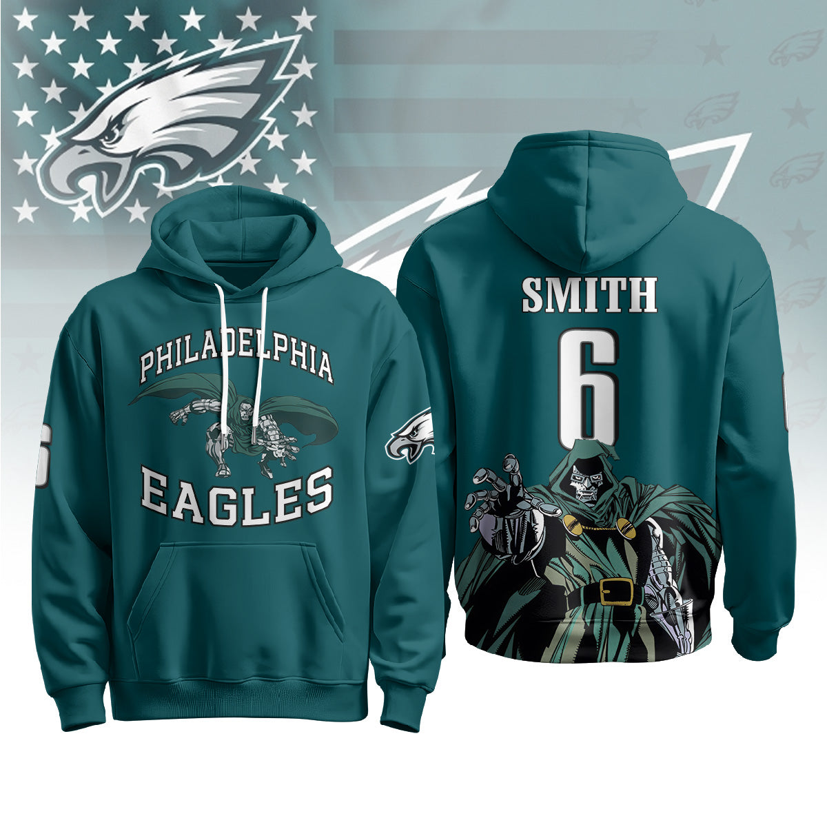 PHI x Green Cape Villain Edition Pullover Hoodie - Printed