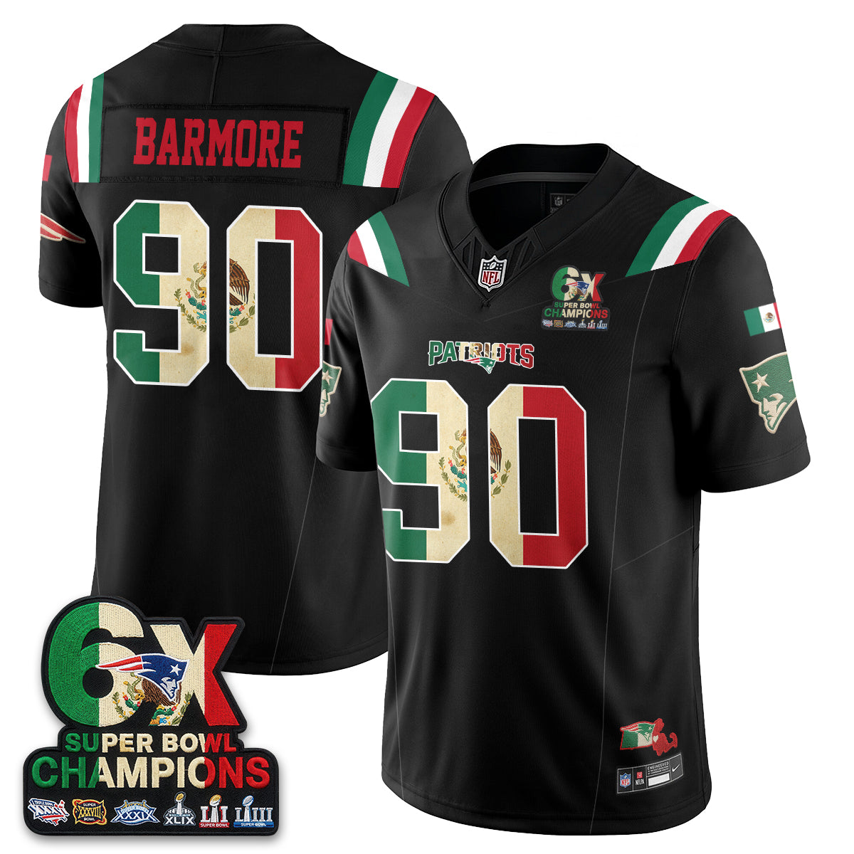 NE Mexico Edition Vapor Jersey - Stitched