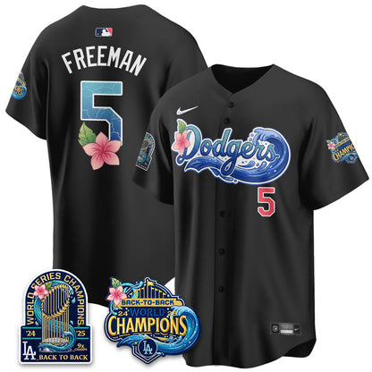 LAD Coastal Vapor Hawaiian Jersey - All Stitched