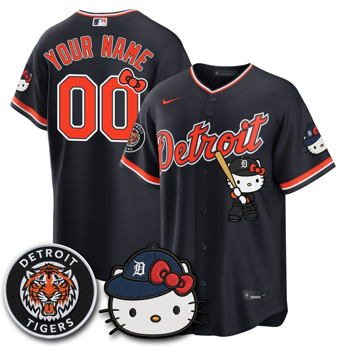 DET x Meow KT Edition Vapor Limited Custom Jersey - Stitched