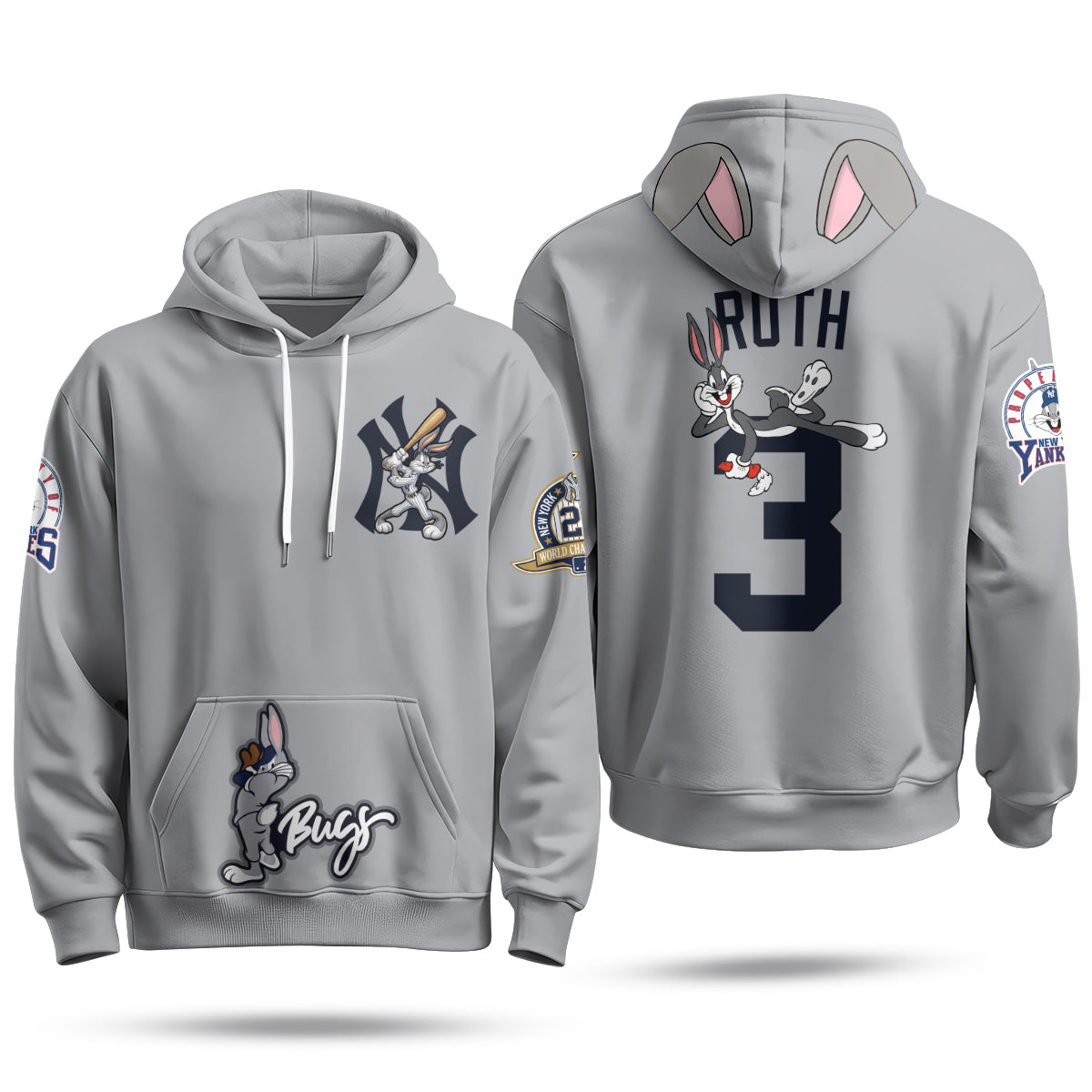 New York Yankees Bunny Vapor Limited Hoodie - Printed