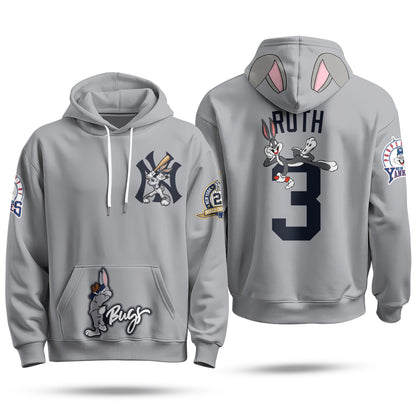 New York Yankees Bunny Vapor Limited Hoodie - Printed
