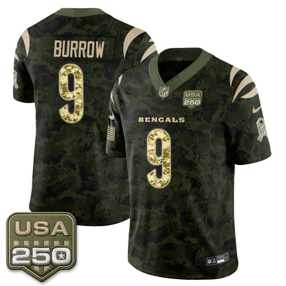 CIN 2026 Salute to Service Vapor Jersey - Stitched