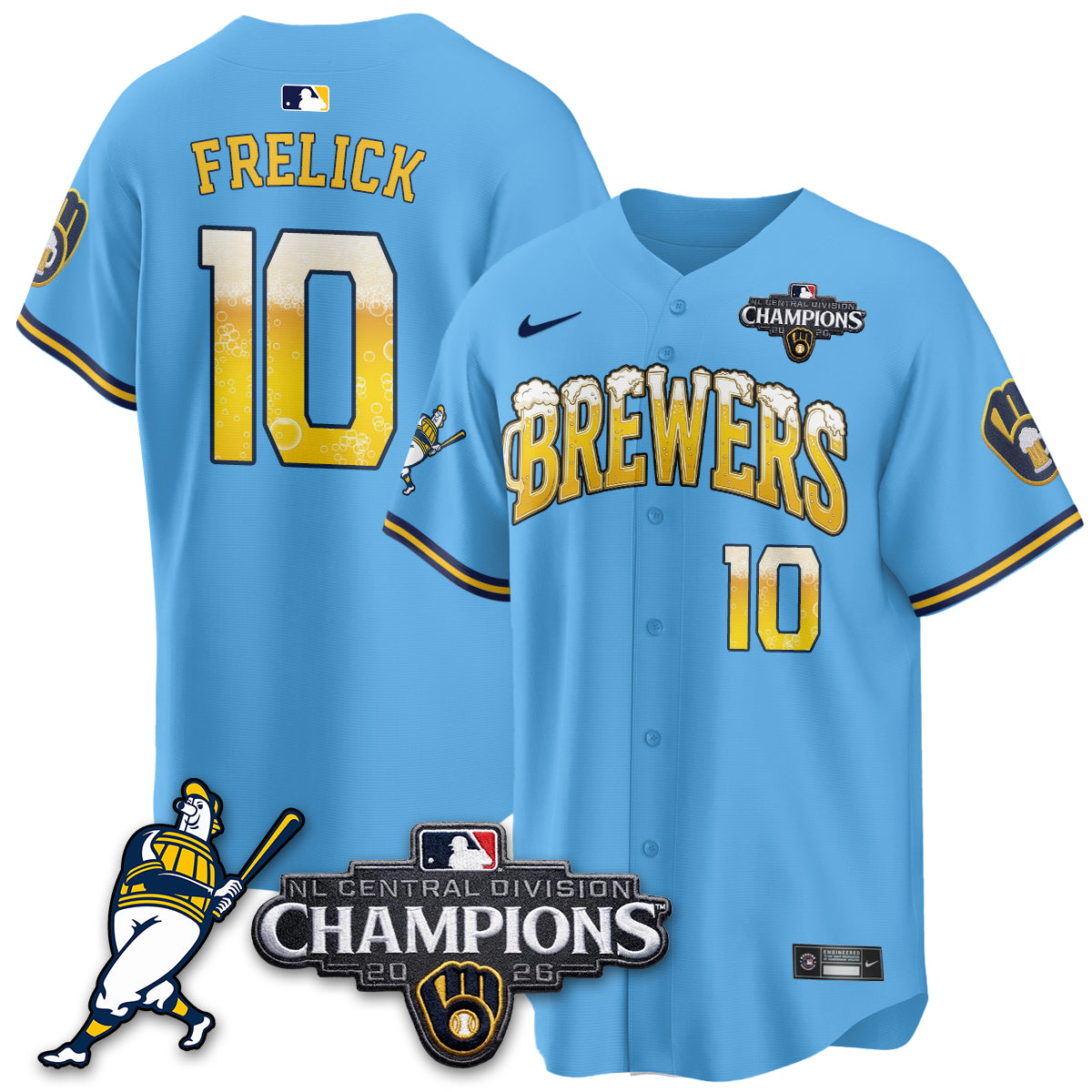 MIL 2026 NL Division Champs Vapor Jersey V2- Stitched