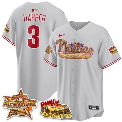 Philadelphia Phillies Cheesesteak Edition Vapor Limited Jersey - Stitched
