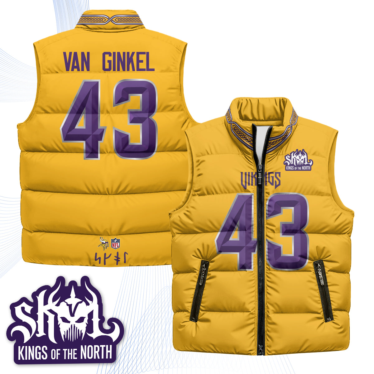 MIN 2026 Rivalries Puffer Vest - Printed