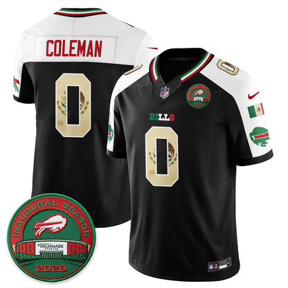 Buffalo Bills Mexico Edition Vapor Jersey - Stitched