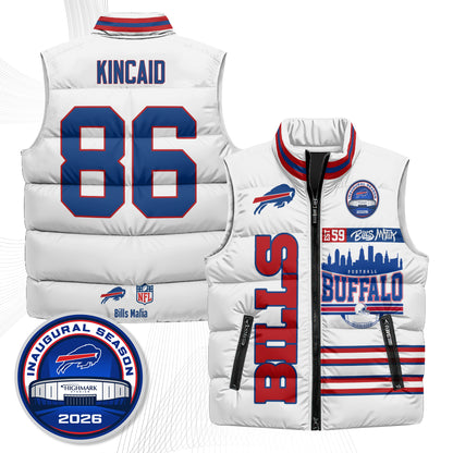 Buffalo Bills "Mafia" Edition Puffer Vest - Printed