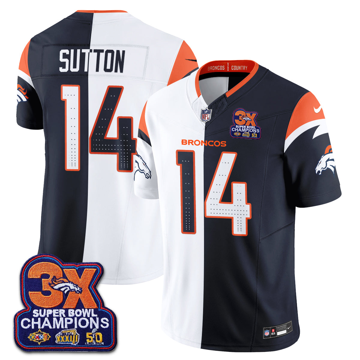DEN Split Edition Vapor Jersey - Stitched