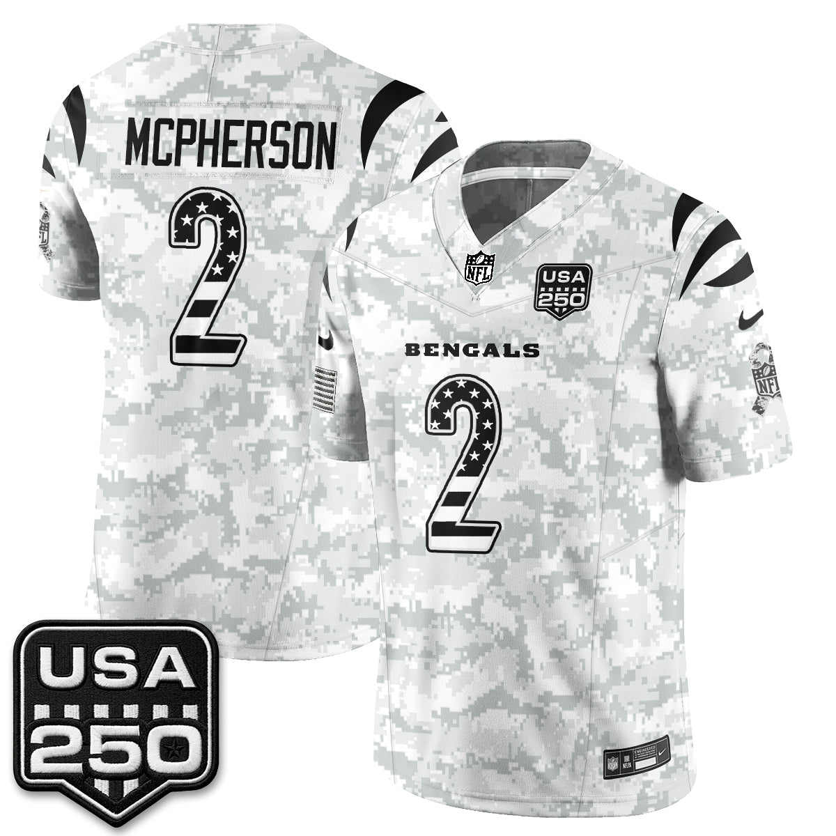 CIN 2026 Salute to Service Vapor Jersey - Stitched