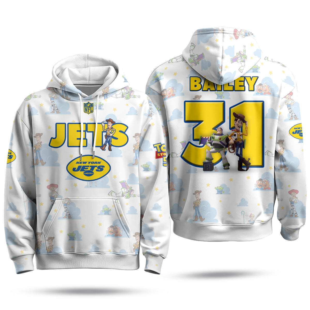 NYJ x Infinity & Beyond Hero Edition Pullover Hoodie - Printed