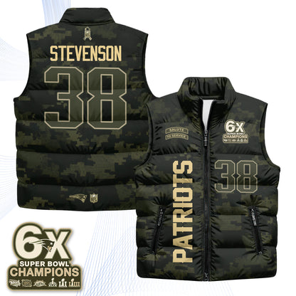 NE 2026 Salute to Service Puffer Vest - Printed