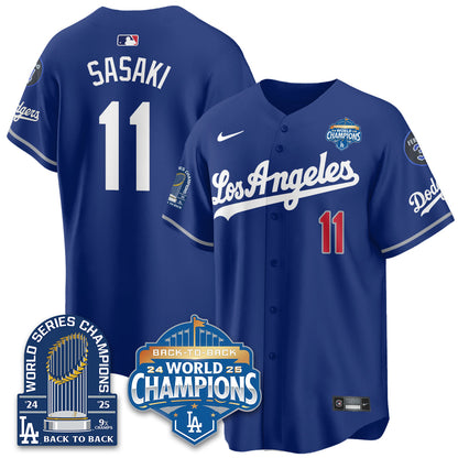 LAD Alternate  Vapor Limited Jersey - 9x Champs - All Stitched