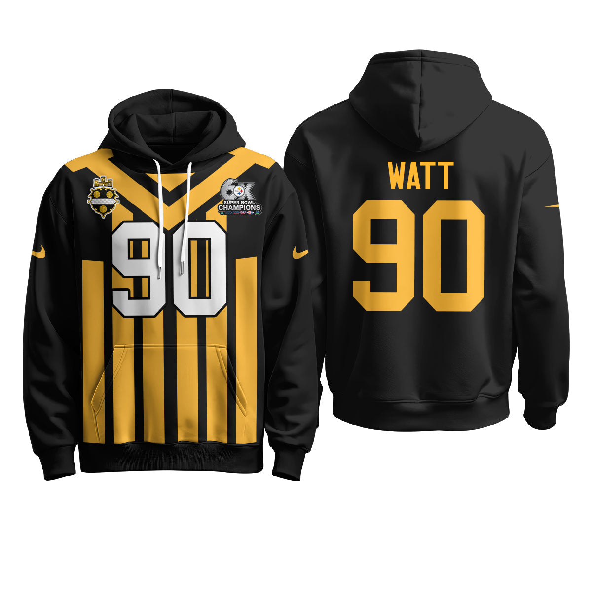 PIT 6X Champs Rivalries Fleece Hoodie - Printed