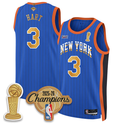 NYK Champions Night Vapor Jersey - Stitched