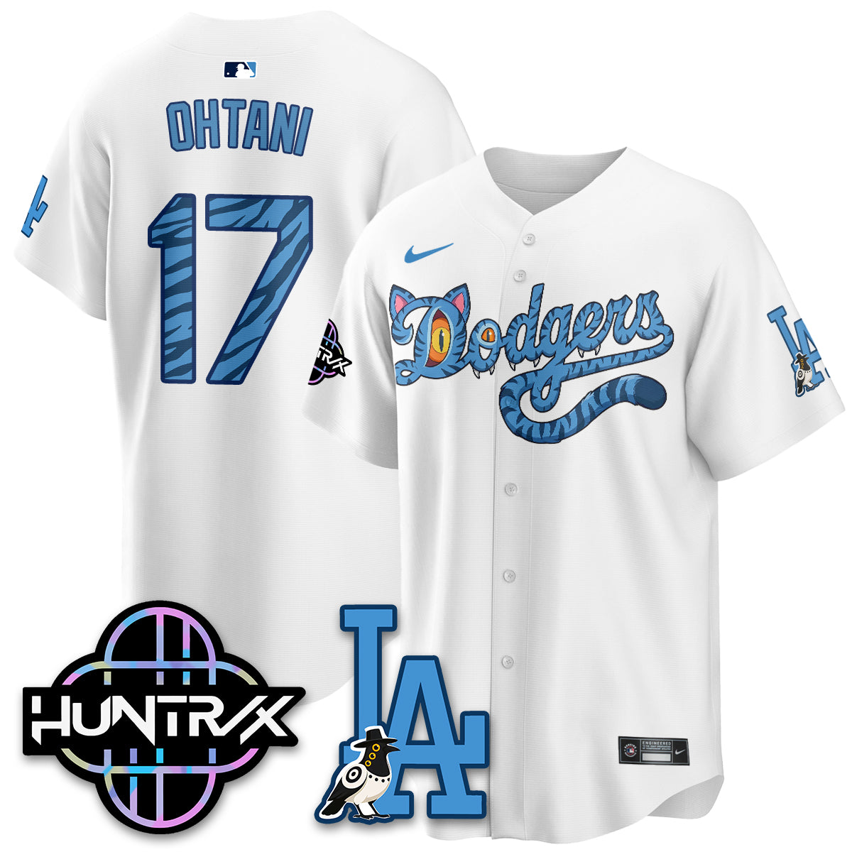 Los Angeles Dodgers x K-Pop Demon Hunters 2026 Vapor Jersey - Stitched
