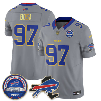 BUF 2026 Royal Gold Trim Edition Vapor Jersey - Stitched