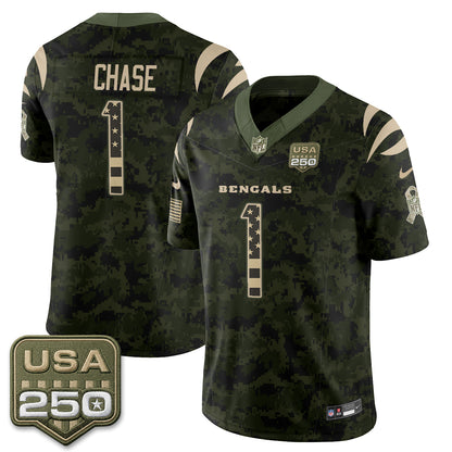CIN 2026 Salute to Service Vapor Jersey - Stitched