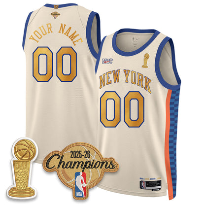 NYK Champions Night Custom Vapor Jersey - Stitched