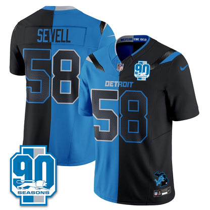 Detroit Lions Rivalries Split Edition Vapor Jersey - Stitched