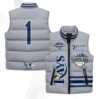 Tampa Bay Rays "Devil Rays" Puffer Vest - Printed