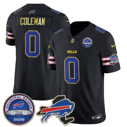 BUF 2026 Royal Gold Trim Edition Vapor Jersey - Stitched