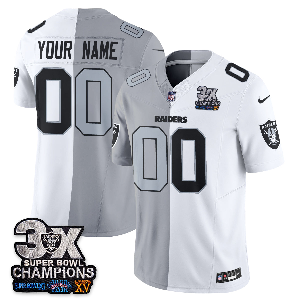 LVR Split Edition Vapor Custom Jersey - Stitched