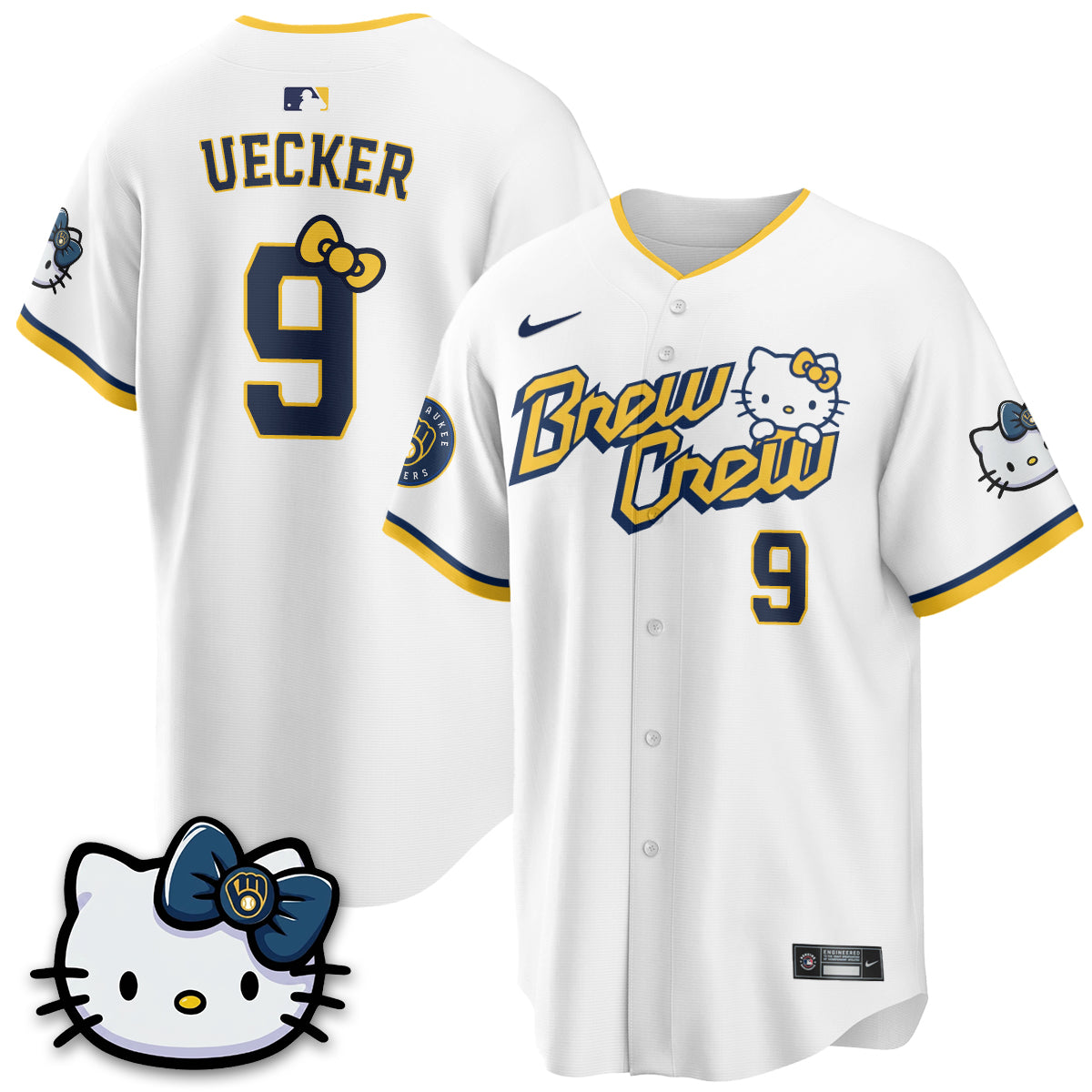 Milwaukee Brewers x Meow KT Vapor Jersey - Stitched N1