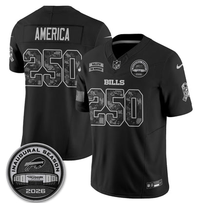 BUF 2026 Salute to Service Edition Vapor Jersey V2- Stitched