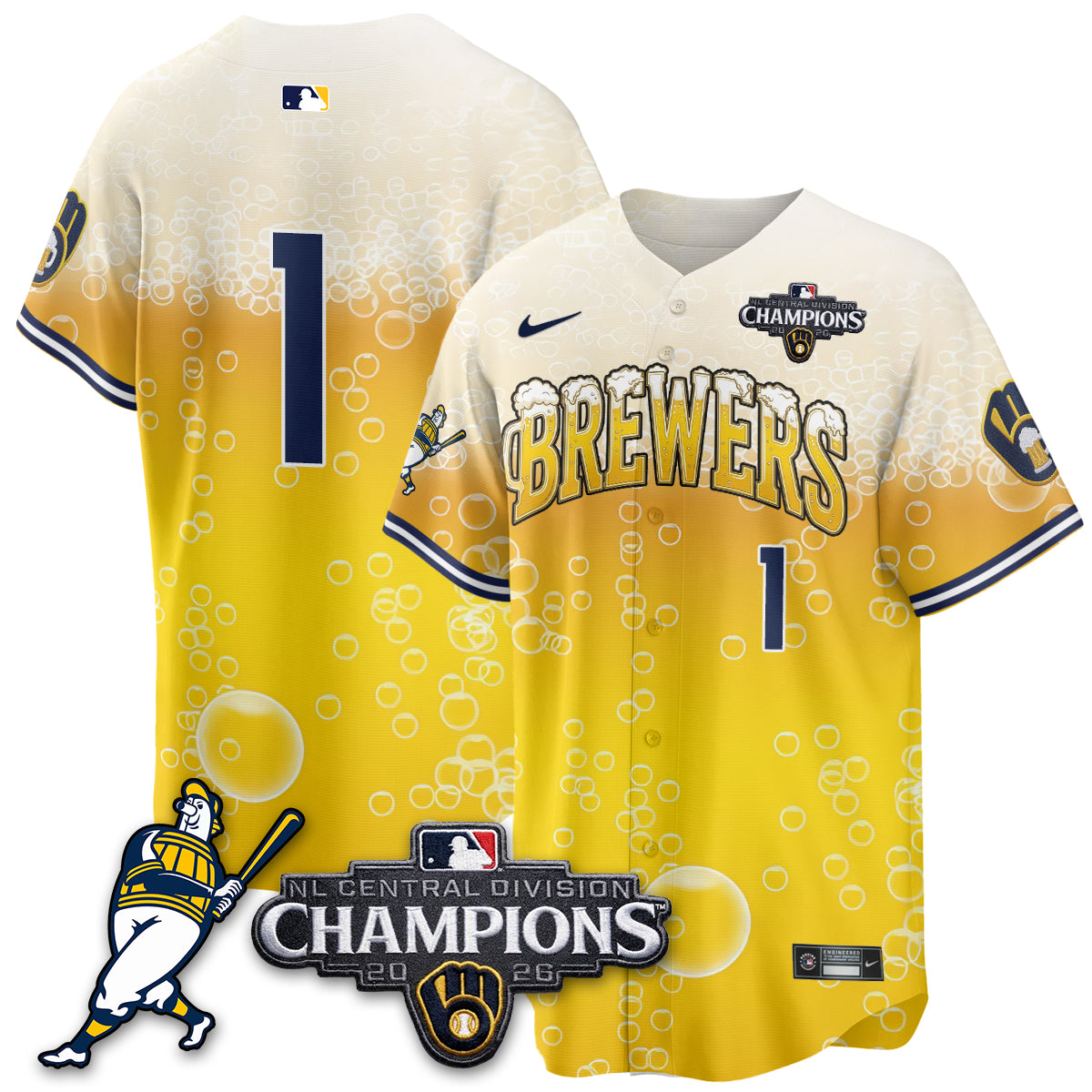 MIL 2026 NL Division Champs Vapor Jersey V2- Stitched