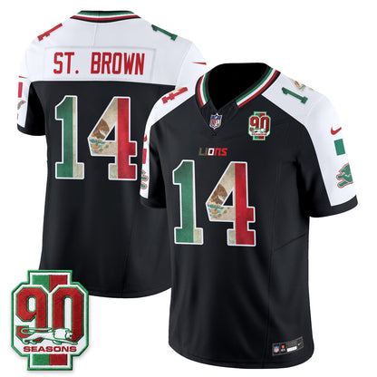 DET Mexico Edition Vapor Jersey - Stitched