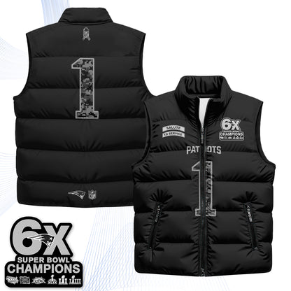 NE 2026 Salute to Service Puffer Vest - Printed