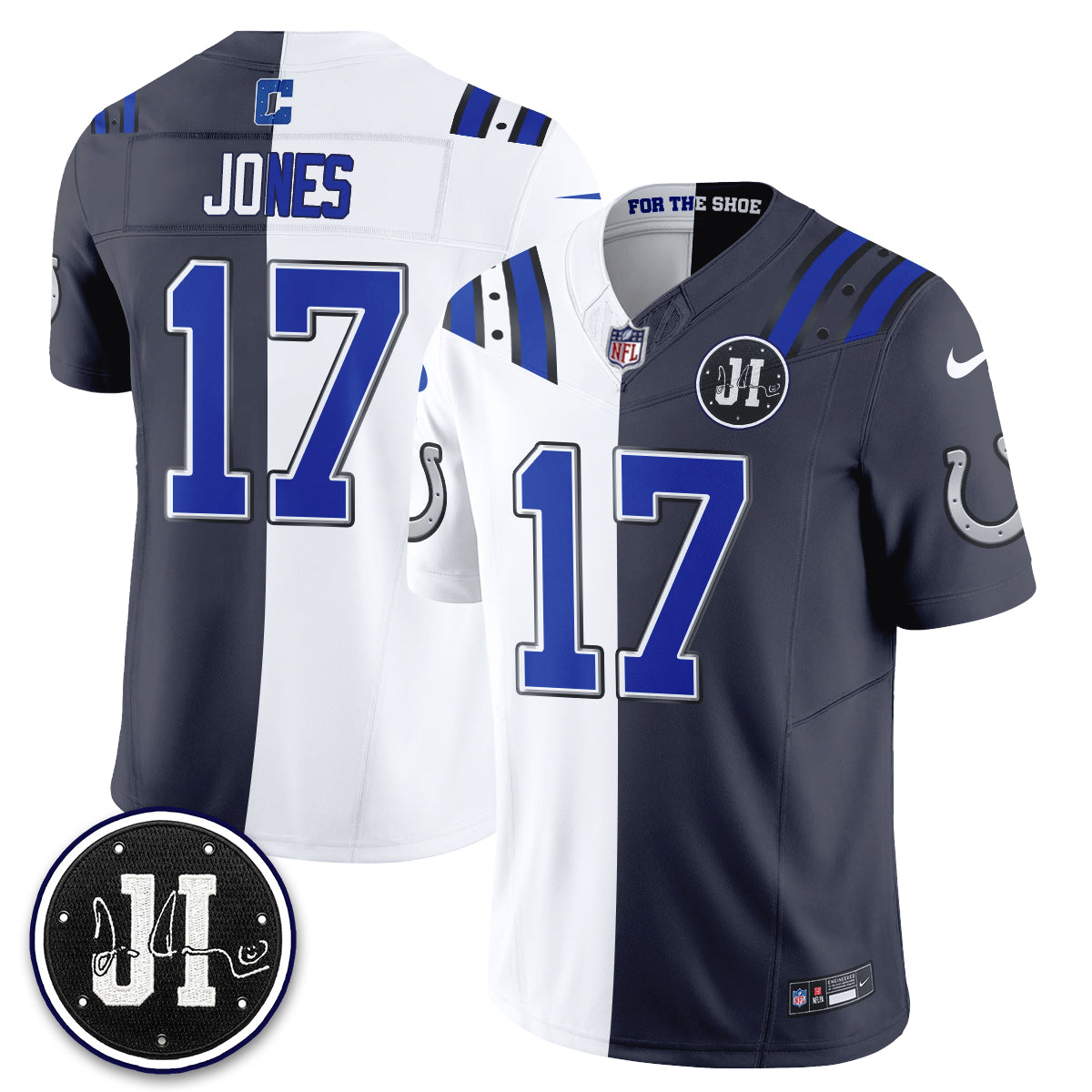 Indianapolis Colts 2026 Rivalries Split Vapor Jersey - Stitched