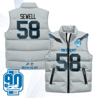 DET 2026 Rivalries Puffer Vest - Printed
