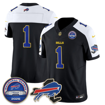 BUF 2026 Royal Gold Trim Edition Vapor Jersey - Stitched