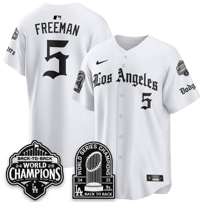 LAD WS Champions Back 2 Back Patch Vapor Premier Limited Gothic Gold Edition Jersey - All Stitched