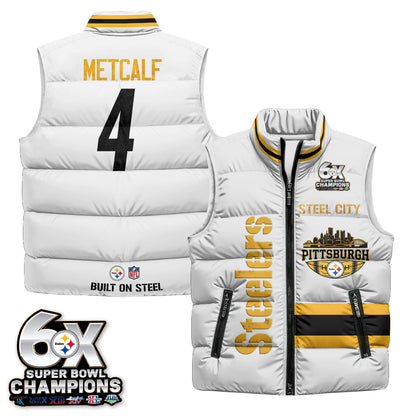 PIT "Steel City" Puffer Vest - Printed