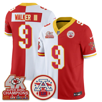 KC Throwback Split Vapor Jersey - Stitched