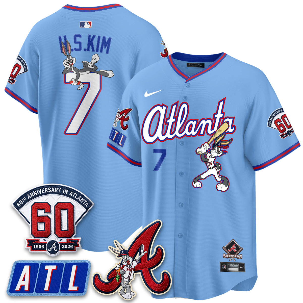 ATL x Bunny Vapor Premier Limited Jersey - Stitched