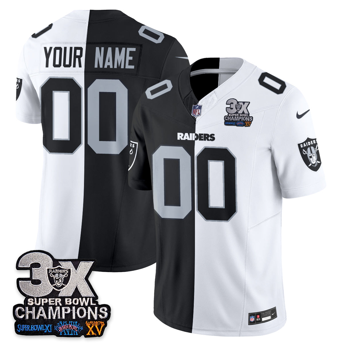 LVR Split Edition Vapor Custom Jersey - Stitched